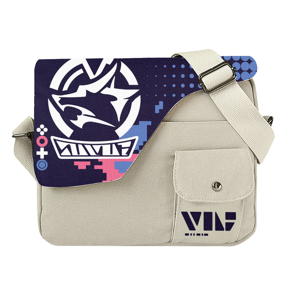 Honkai: Star Rail Silver Wolf Shoulder Bag Cosplay Crossbody Canvas Bags School Bag Unisex Messenger Bag