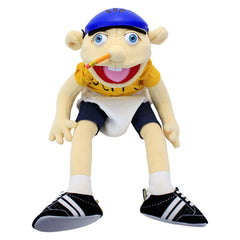 Friday Night Funkin Jeffy Cosplay Plush Cartoon Hand Puppet Soft Stuffed Dolls Mascot Birthday Xmas Gift For Adult Kids