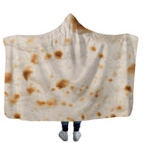 3D Mexican Burritos Taco Wearable Blanket Hooded Warm Robe Cape Cloak - INSWEAR