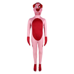 Hazbin Hotel 2024 Fat Nuggets Pig Kids Jumpsuit With Headgear Cosplay Jumpsuit Costume Outfits Halloween Carnival Suit