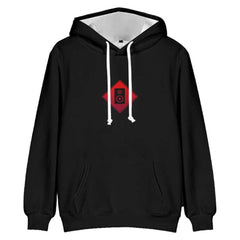 Horror Games Speaker Man Adult Cosplay Hoodie Hooded Sweatshirt Casual Pullover Hoodie