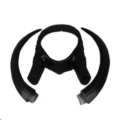 Loki Black Helmet Headband Mask Cosplay Masquerade Party Halloween Costume Props