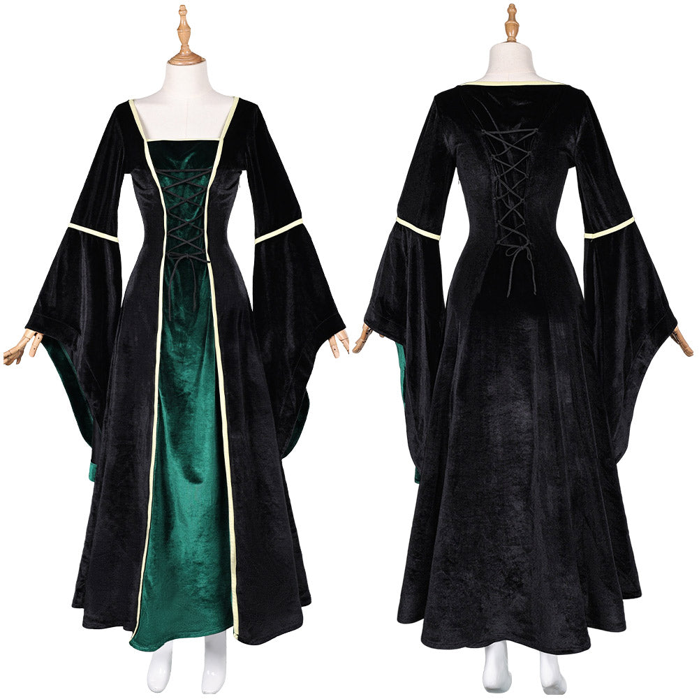 Medieval Adult Clothing Gothic Formal Dress Cosplay Costume Fancy Outfit Halloween Carnival Suit