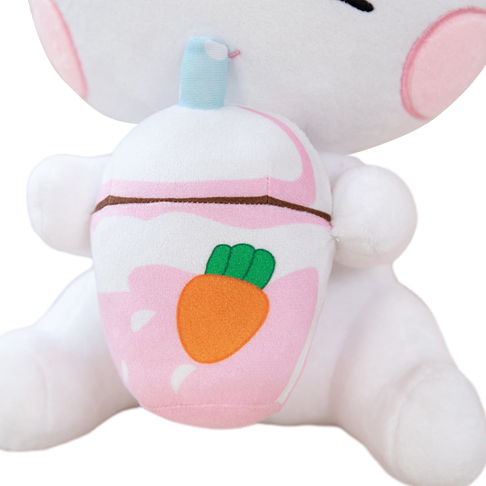 Milk Tea Rabbit Cosplay Plush Toys Doll Soft Stuffed Dolls Mascot Birthday Xmas Gift