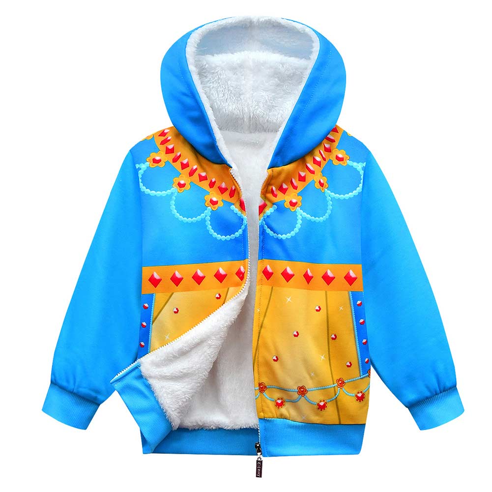 Movie Kids Hoodies Printed Hooded Padded Sweatshirt Casual Streetwear Zip Up Hoodie
