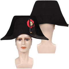 Napoleon France Captain Hat Cosplay Hat Cap Halloween Carnival Costume Accessories Gifts