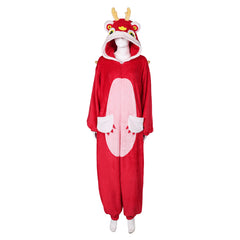 New Year 2024 Baby Dragon Pajamas Cosplay Costume Outfits Halloween Carnival Suit Original Design