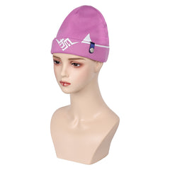 Overwatch Kiriko Halloween Carnival Cosplay Pink Knitted Hat Costume Accessories