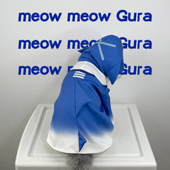 Pet Cat Gawr Gura Clothes Cosplay Outfits Halloween Carnival Suit Costume