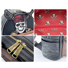 Pirates of the Caribbean Captain Jack Schoolbag Travel Backpack Shoulder Bag Unisex Messenger Bag