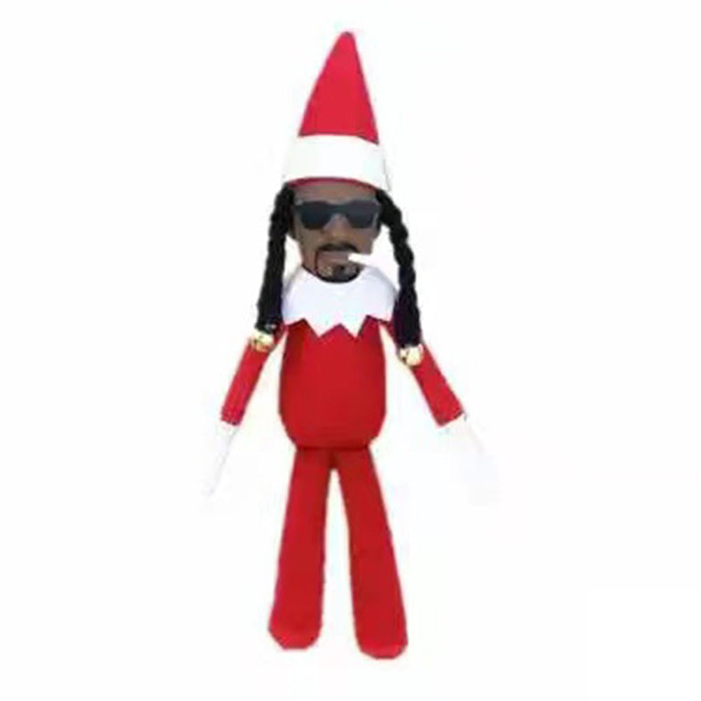 Snoop on A Stoop Hip Hop Lovers Christmas Resin Toys Cosplay Plush Toys Doll Soft Stuffed Dolls Mascot Birthday Xmas Gift
