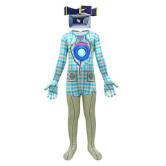 Speaker Titan Kids Children Cosplay Costume Jumpsuit Outift Halloween Carnival Suit