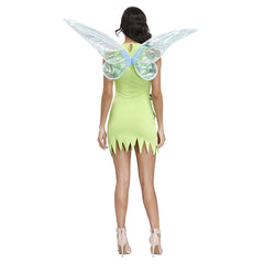 St. Patrick's Day Elf Dryad Green Dress With Wing Cosplay Costume Outfits Halloween Carnival Suit 
