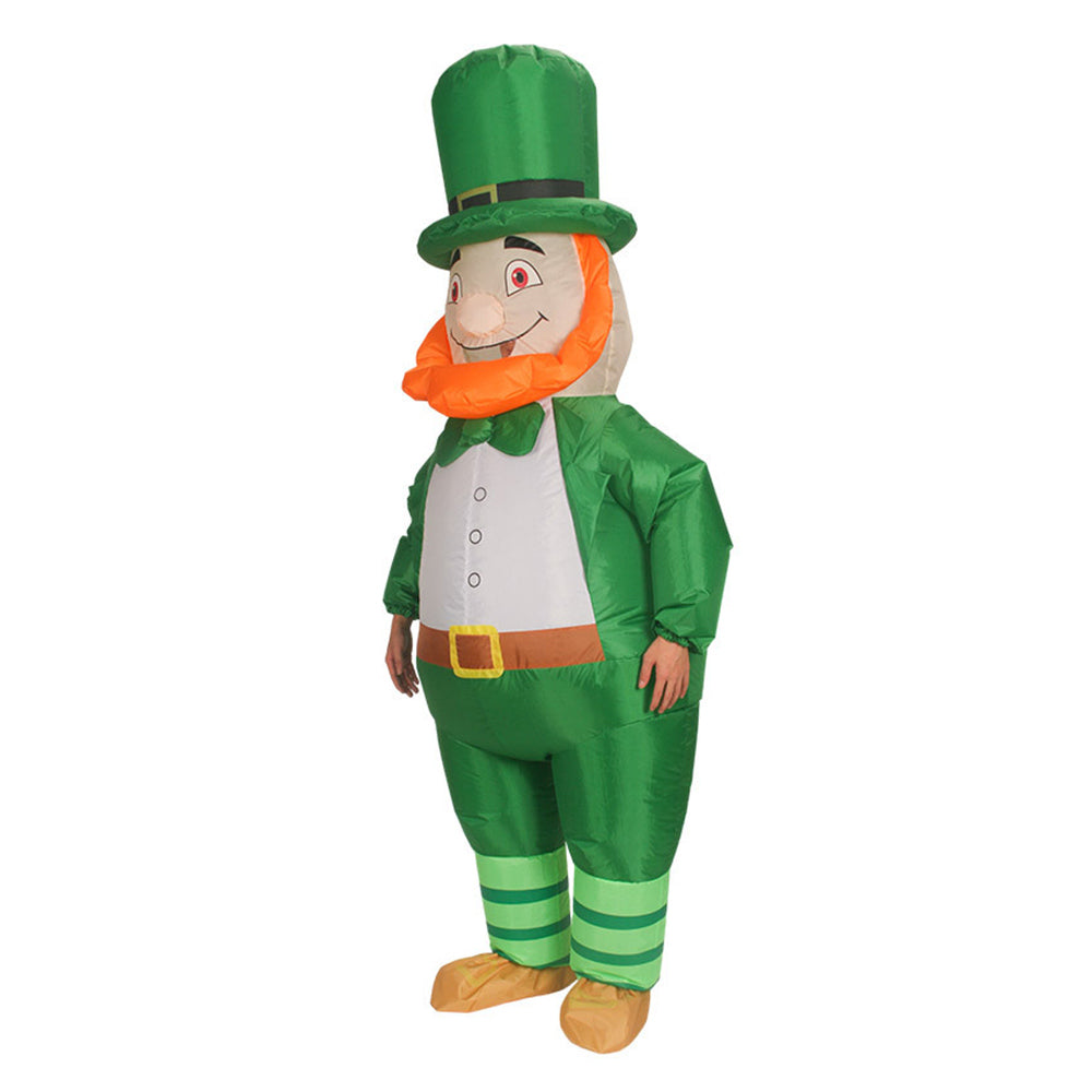 St. Patrick's Day Green Blowup Fancy Cosplay Inflatable Costume Men Wo ...