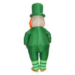 St. Patrick's Day Green Blowup Fancy Cosplay Inflatable Costume Men Women Cartoon Party Dressup Halloween Carnival Party Suit