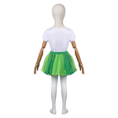 St. Patrick's Day Kids Girls Green Clover Tutu Dress Skirt Set Cosplay Costume Outfits Halloween Carnival Suit
