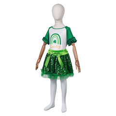 St. Patrick's Day Kids Girls Tutu Dress Skirt Set Cosplay Costume Outfits Halloween Carnival Suit