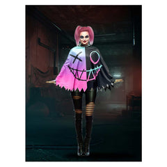 Suicide Squad: Kill the Justice League Harley Quinn Fluorescent Cosplay Cloak Halloween Carnival Costume Accessories