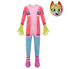 The Creature Cases Kit Casey Fox Kids Cosplay Costume Jumpsuit Fancy Outfits Halloween Carnival Suit