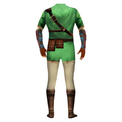 The Legend of Zelda Link Adult Cosplay Costume Green Jumpsuit Outfits Halloween Carnival Suit