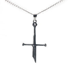 The Lord of the Rings Aragorn Narsil Anduril Cosplay Alloy Necklace Halloween Carnival Birthday Xmas Gift