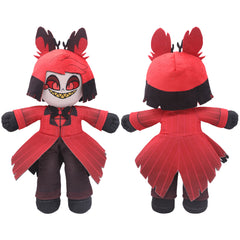 TV Hazbin Hotel Alastor Cosplay Plush Toys Doll Soft Stuffed Dolls Mascot Birthday Xmas Gift Original Design