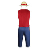 TV One Piece 2023 Luffy Cosplay Costume Outfits Halloween Carnival Suit