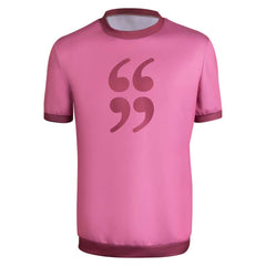 TV Scott Pilgrim Takes Off 2023 Scott Pilgrim Adult Cosplay Casual Street Pink T-shirt