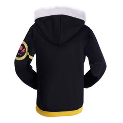 Undertale Frisk Adult Cosplay Printed Hoodie Hooded Sweatshirt Casual Zip Up Hoodie