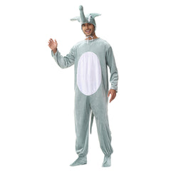 Unisex Elephant Adult Cosplay Jumpsuit Costume Outfits Halloween Carnival Suit